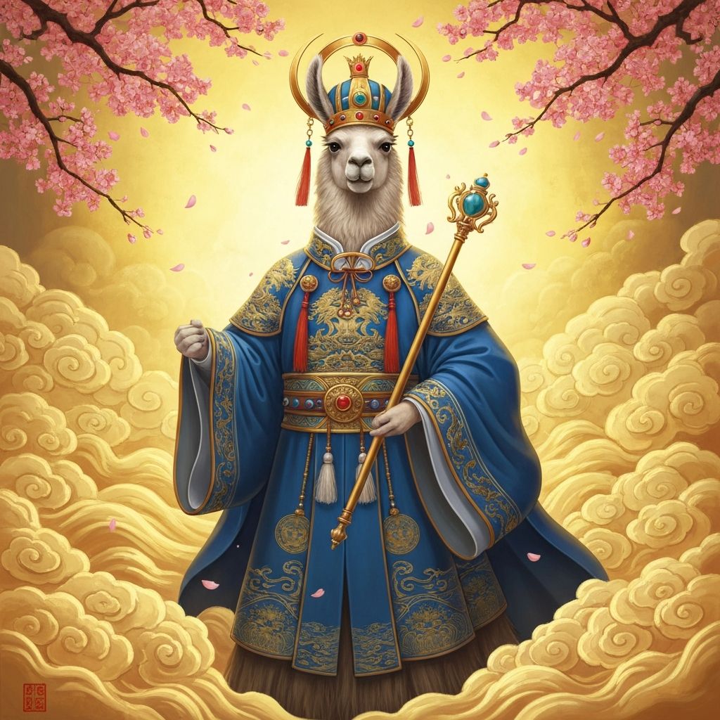 Emperor Kuzco on Throne